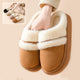 Women's Warm Velvet House Slippers – Thick Non-Slip Suede Indoor Shoes