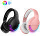 Wireless Bluetooth Gaming Headset – Hi-Fi Stereo with RGB Lighting