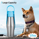 Portable Silicone Dog Water Bottle – Leaf Design Travel Drinking Dispenser