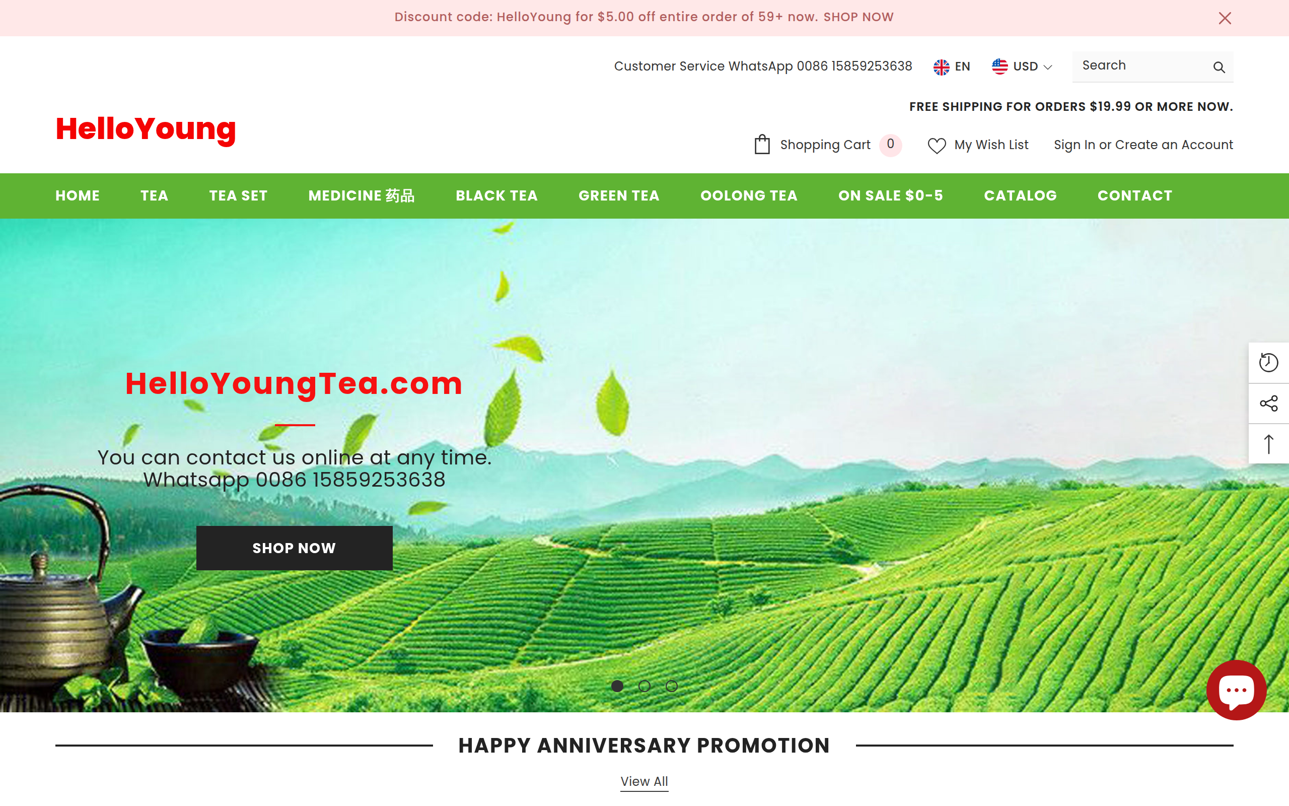 helloyoungtea.com