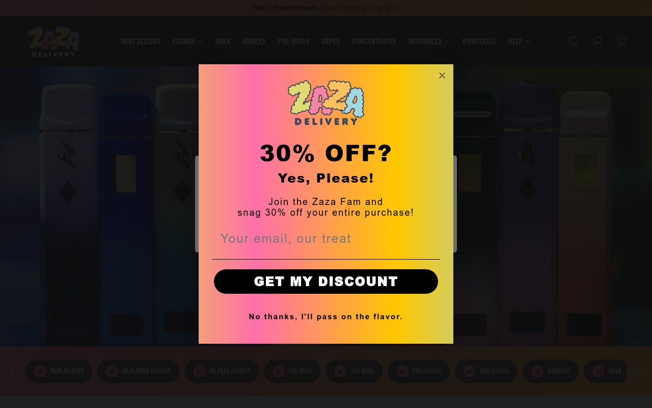 shopzazadelivery.com